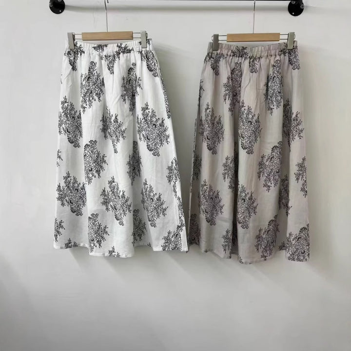 Dame Floral Print Relaxed Culotte Bukser Stilla