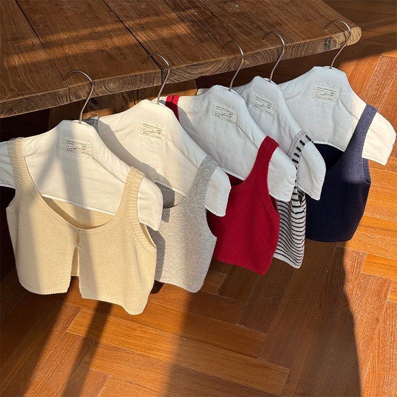 Dame casual overalls med flæsedetaljer og knælangt snit Stilla