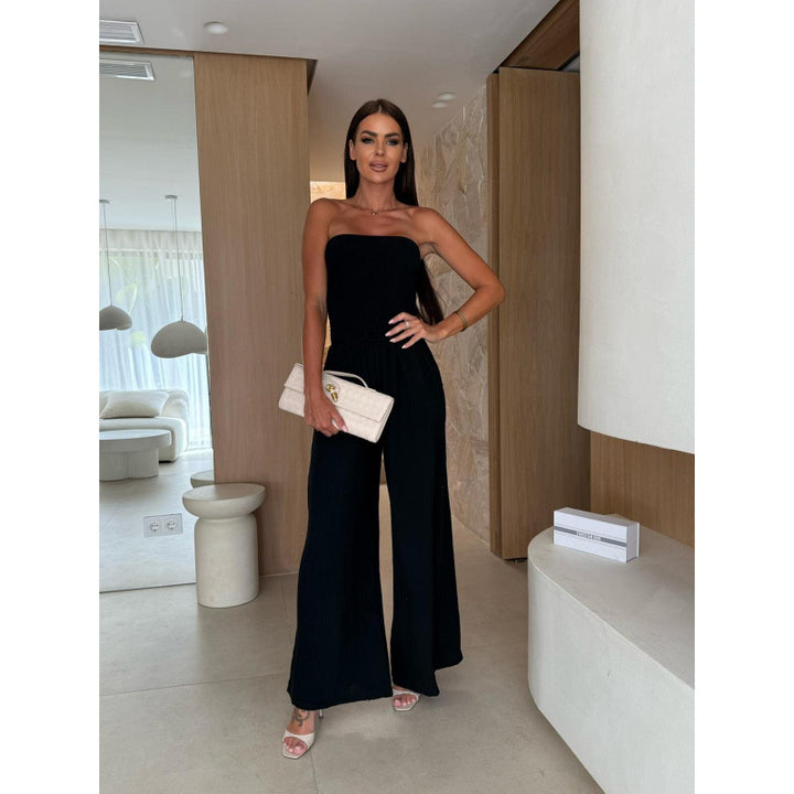 Dame stroppeløs udskåret jumpsuit Stilla