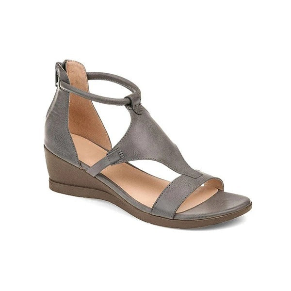 Dame Wedge-sandaler med justerbart remdesign og ergonomisk fodsengdesign Stilla