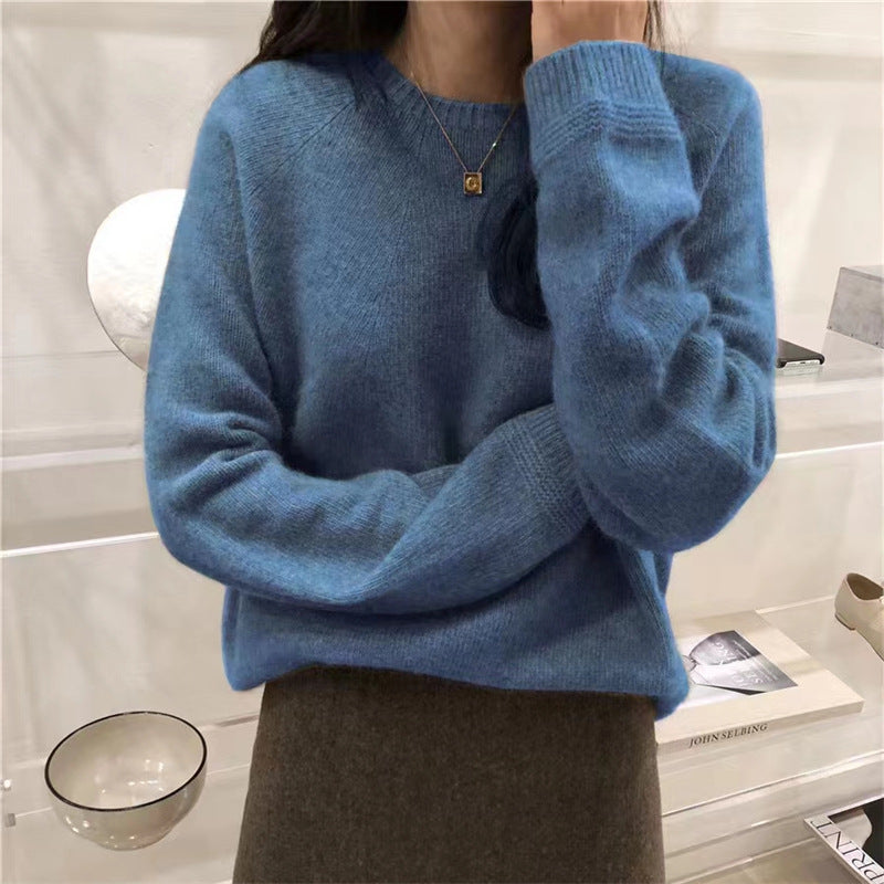 Kvinders cashmere trøje med fin ribstruktur og afslappet pasform Stilla