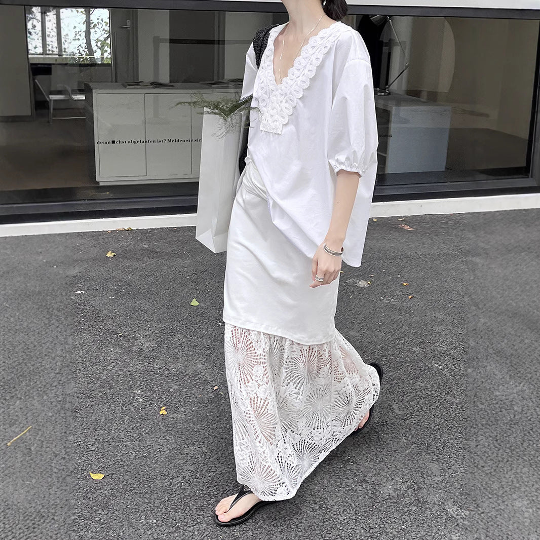 Dame smart wrap skirt sæt Stilla