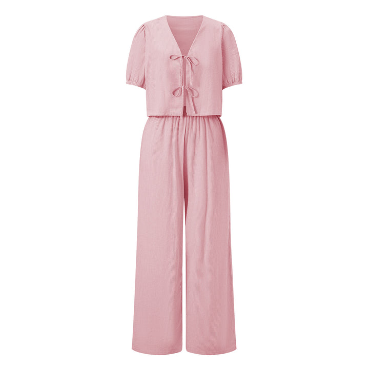Dame let sommer jumpsuit med rynke Skovae
