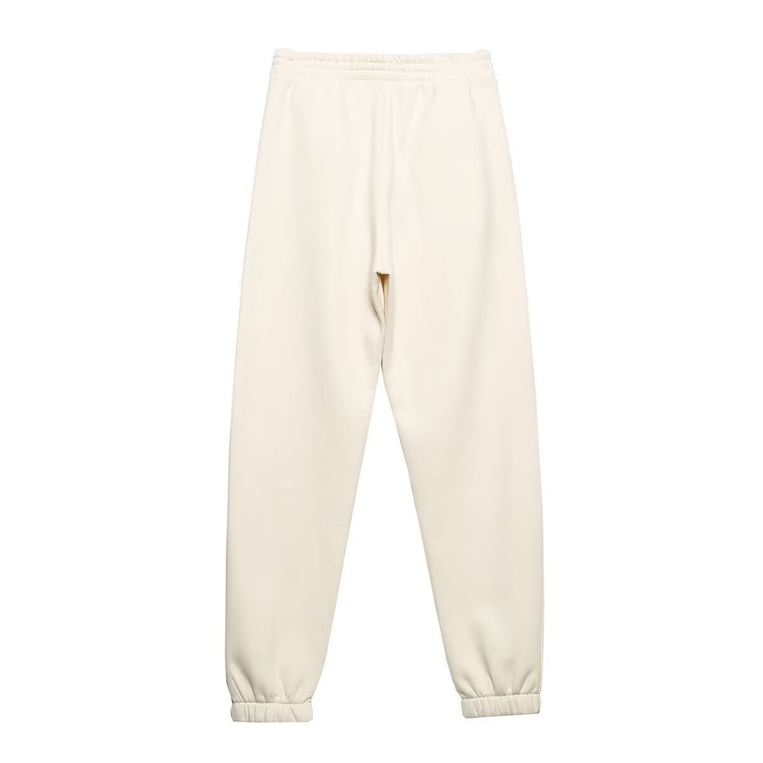 Dame Sweatpants med behagelig elastik og elegant Michigan-print Skovae