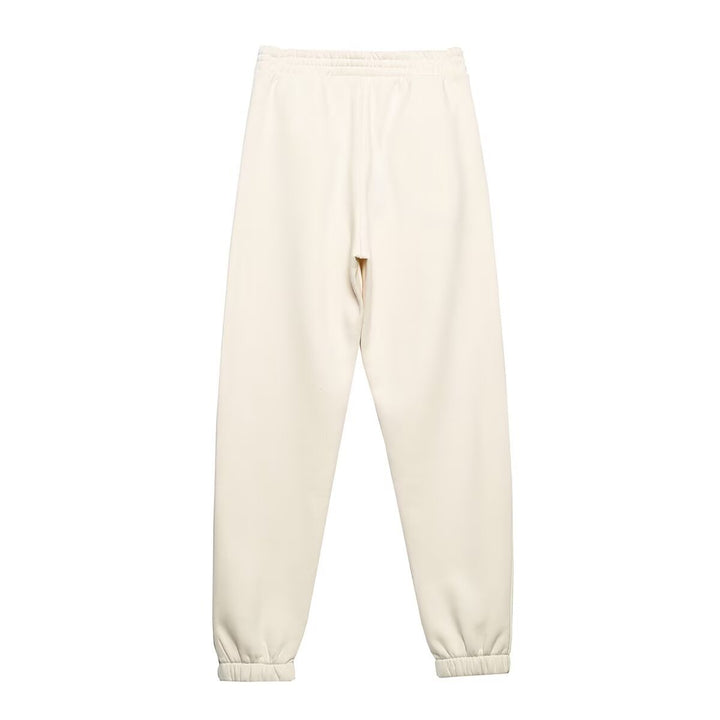 Dame Sweatpants med behagelig elastik og elegant Michigan-print Skovae