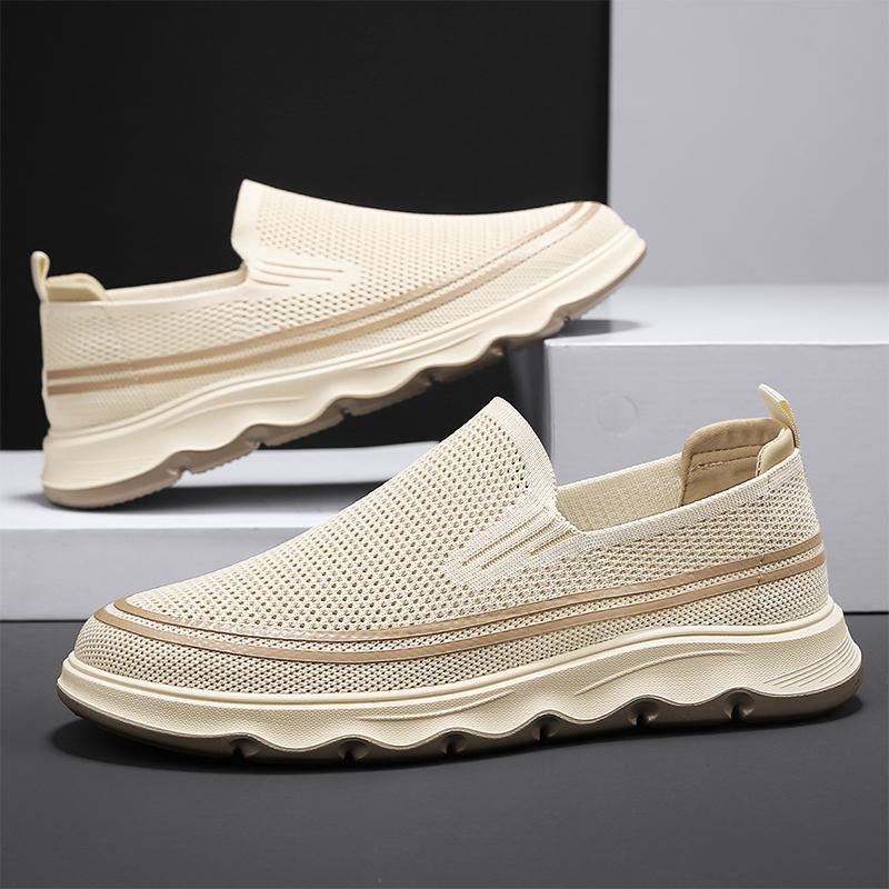 Dame Slip-On Komfort-Sneakers med åndbart overmateriale Stilla