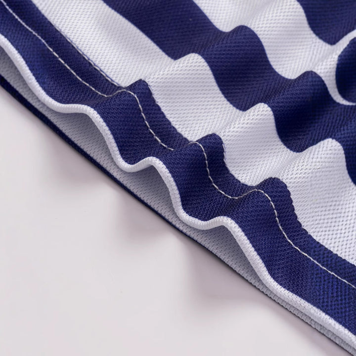 Herrer Langærmet Polo-shirt med moderne stribemønster og komfortabel krave Stilla