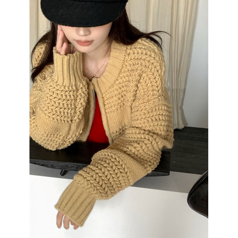 Kvinder komfortabel cardigan med tekstureret design Stilla