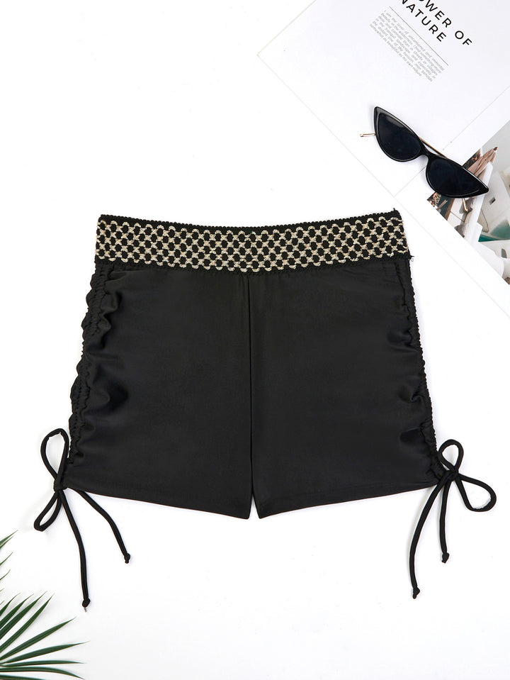 Damer justerbar rynke bade shorts Stilla