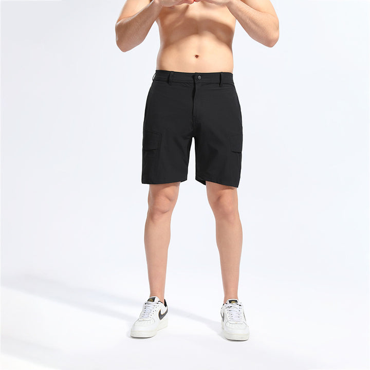 Herrer robuste Cargo-shorts med alsidige lommer og strækbar talje Stilla