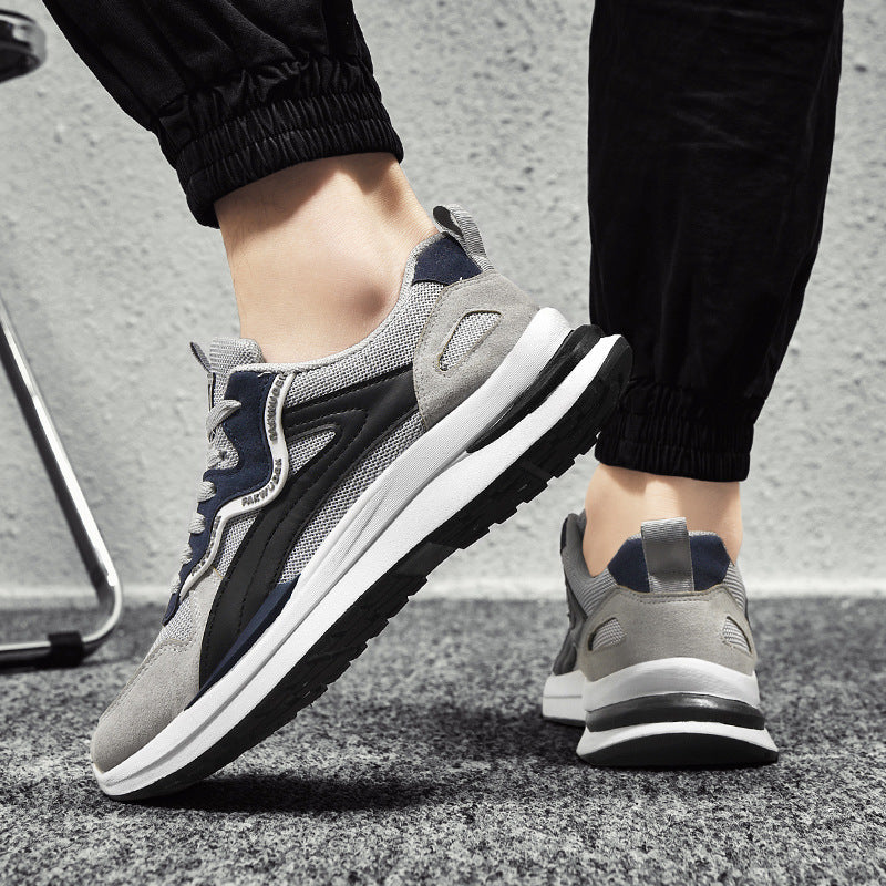 Herrer sporty fritids sneakers med støddæmpning og åndbar mesh-konstruktion Stilla