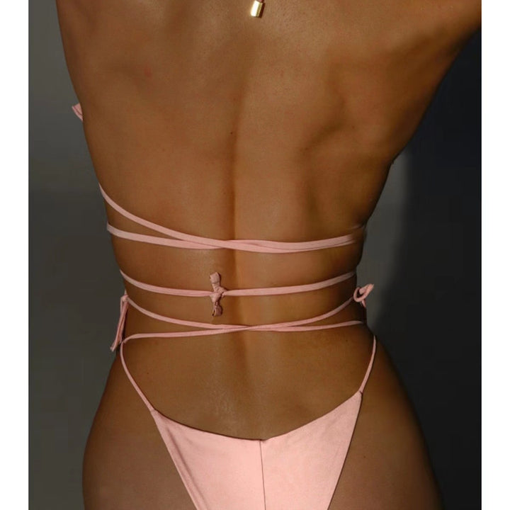 Damer Bikini med blomsterdekorationer Skovae