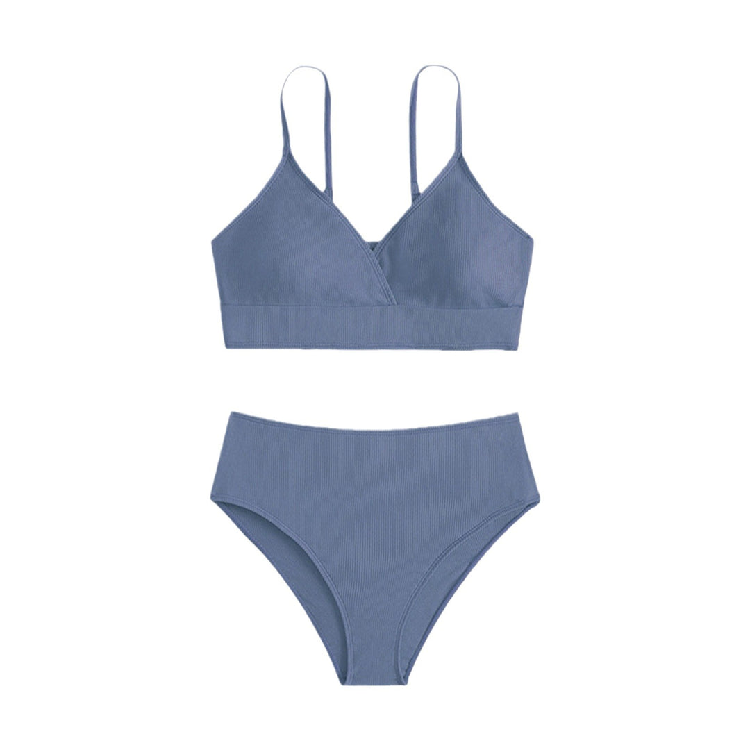 Damebikinier med elegant indpakningsdesign og justerbare stropper Stilla