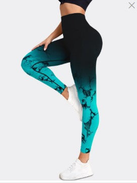 Dame Højfunktionelle Sportleggings med dynamisk Mønster Stilla