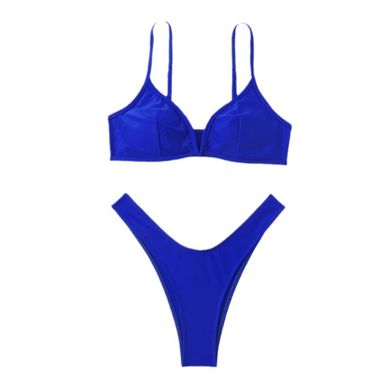 Dame Plunge V-udskæring Bikini Sæt Stilla