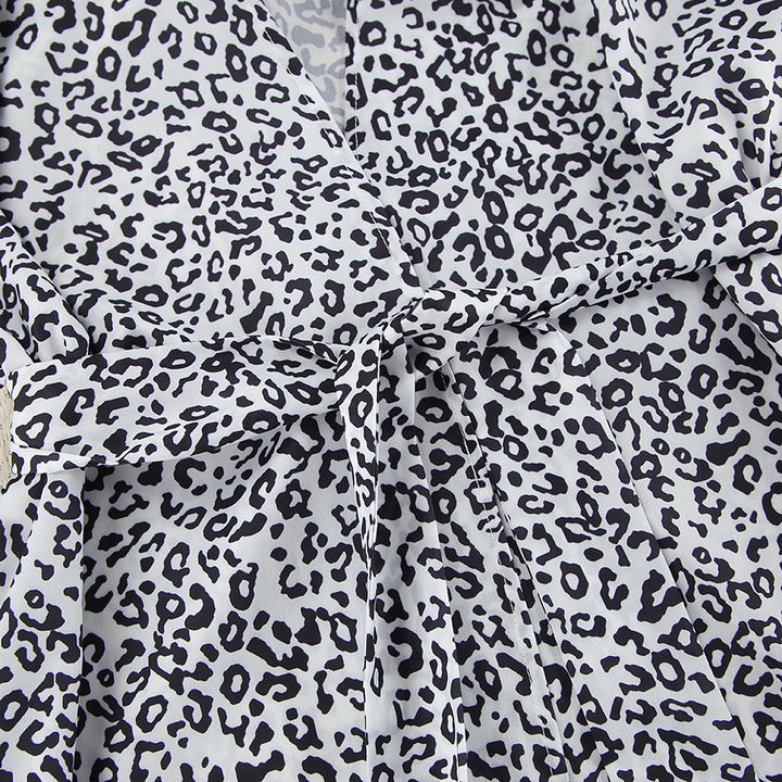 Dame loungewear-sæt med dyreprint og afslappet design Stilla