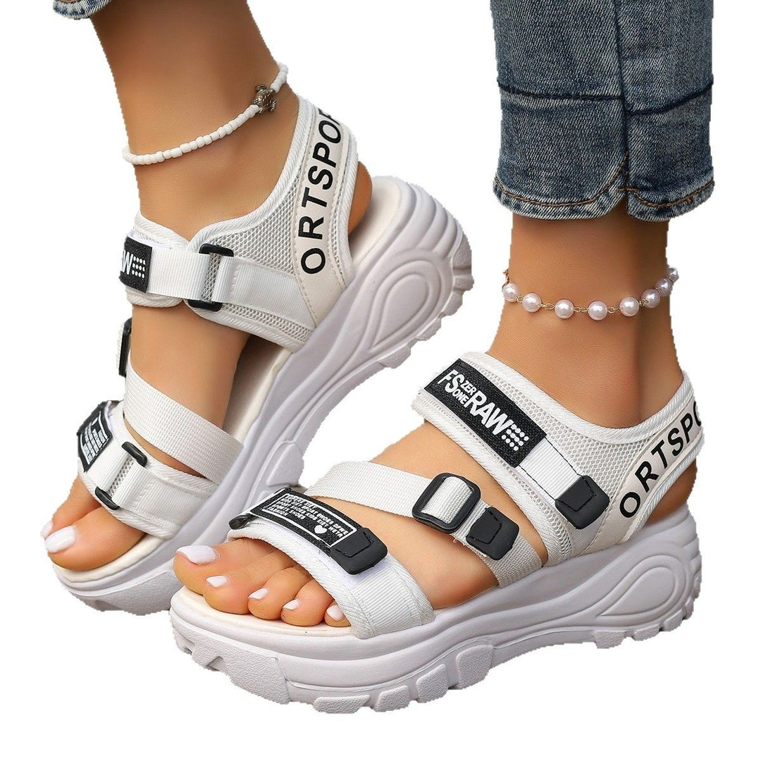 Dame Wedge-sandaler med justerbare remme og skridsikker sål Stilla