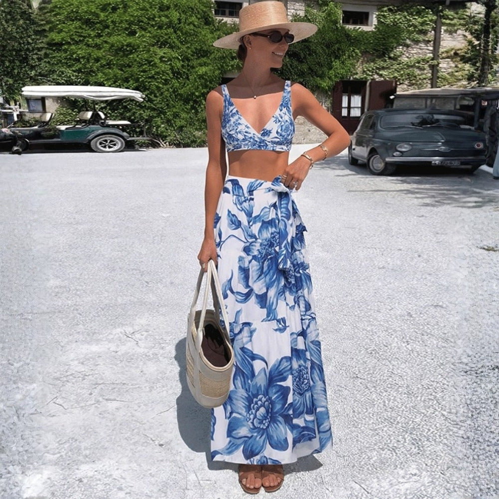 Dame Floral Tryk Bikini Skovae