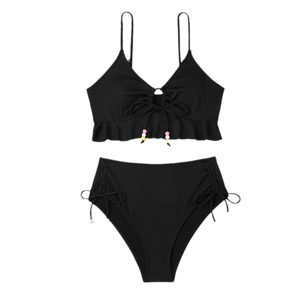 Dame Rynke højtaljet Bikini Sæt Stilla 1750840002