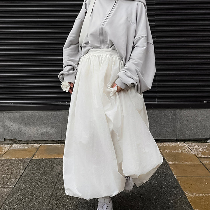 Dame Oversized Pullover med struktureret materiale og casual look Stilla