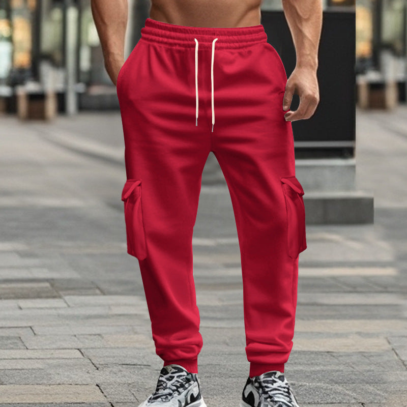 Herrer cargo-joggingbukser med elastisk talje og praktiske lommer Stilla