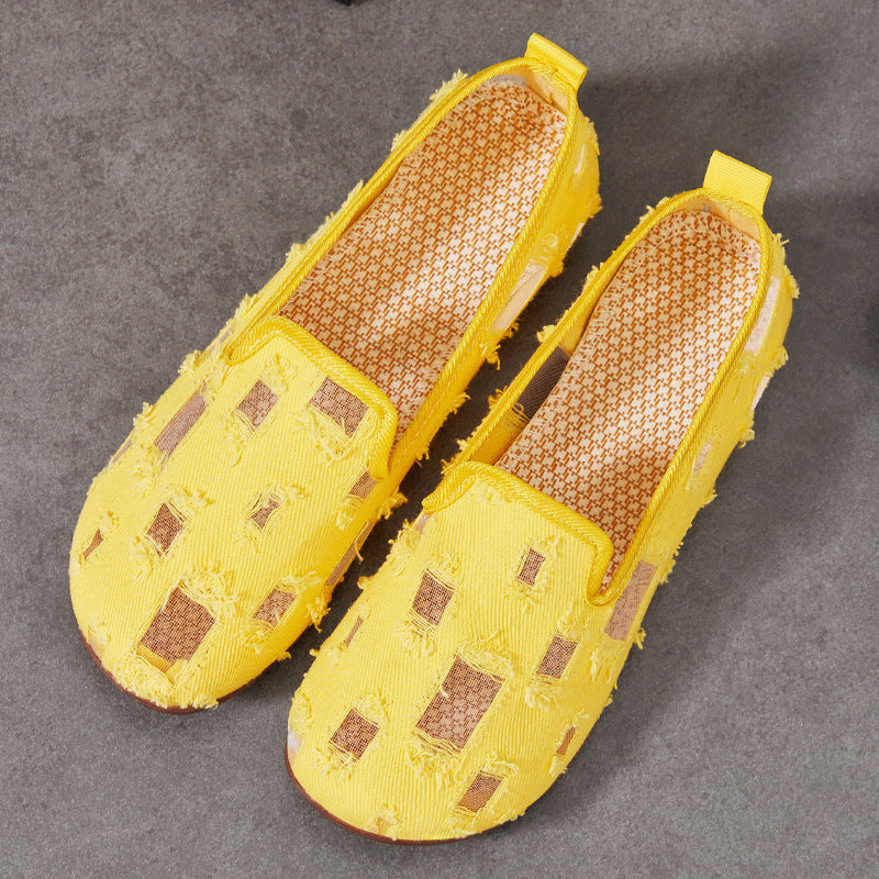 Dame Komfortable Slip-On Fritidsko med fashionable design Stilla