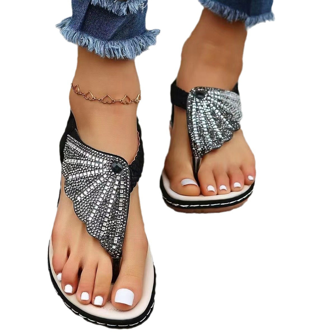 Dame Elegant Pyntede Hæle-Sandaler Stilla