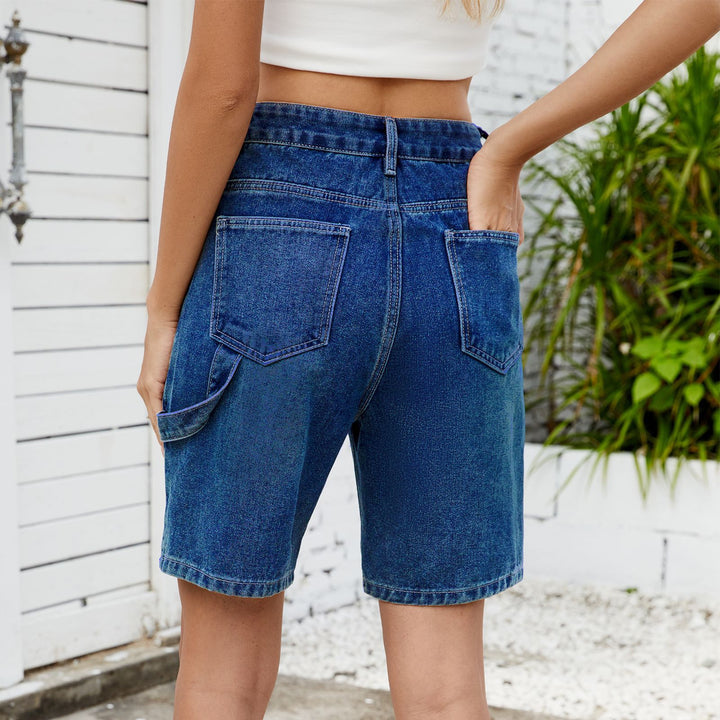 Dame Utility Denim-Shorts Stilla