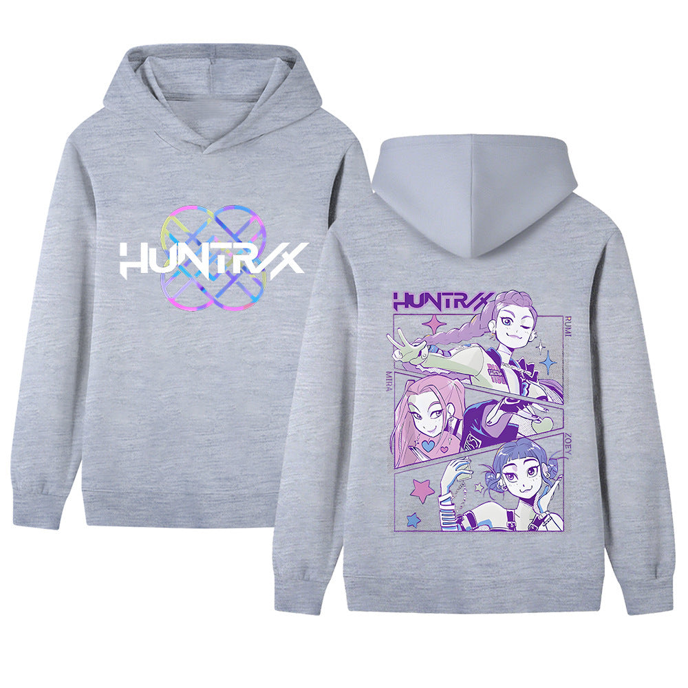 Kvinders hoodie med unikt anime design og behagelig pasform Skovae