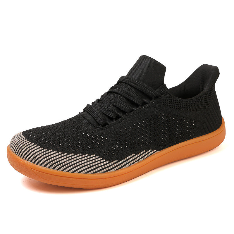Herren nan strikket slip-on sneakers med sokke-lignende skaft og fleksibel komfortsål Skovae