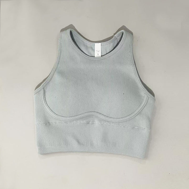 Dame Sports Bustier med åndbart ribstof og støttende design Stilla