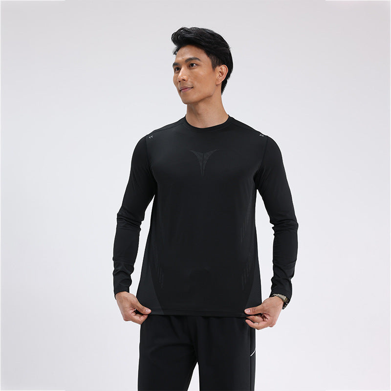 Herrer Sporty Langærmet T-shirt med åndbare indsatser og fugtregulerende materiale Stilla