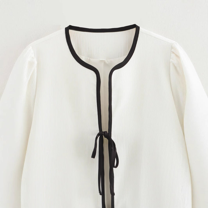 Femme Casual Utility-jakke med kontrastdetaljer Stilla