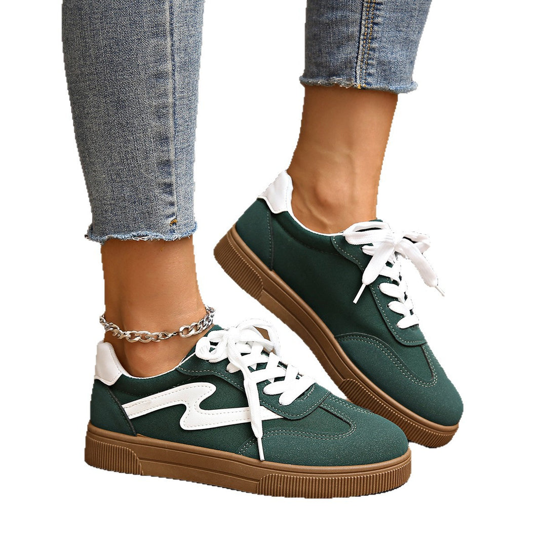 Dame mode Sneakers i klassisk design med skridsikker sål Stilla
