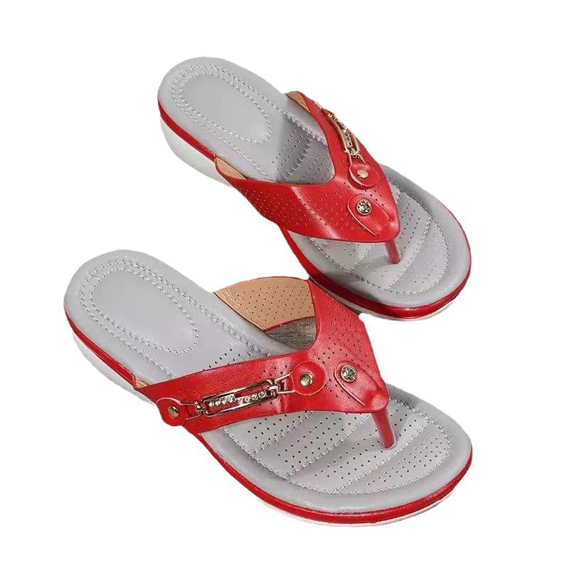 Dame fashionable flip-flops Stilla