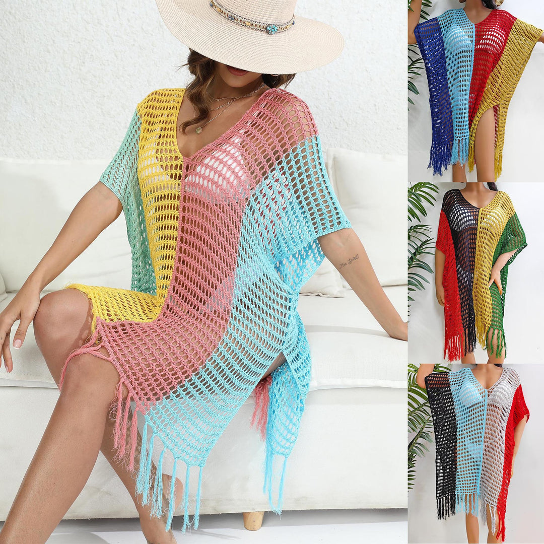Dame luftig-transparent strandponcho Skovae