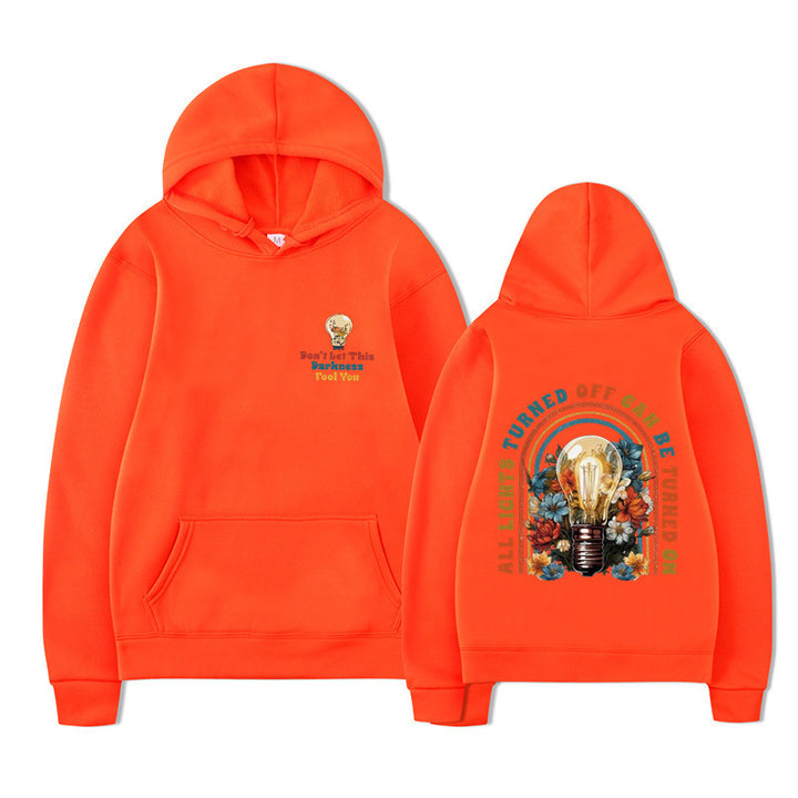 Kvinders hoodie med farverigt design og afslappet pasform Skovae