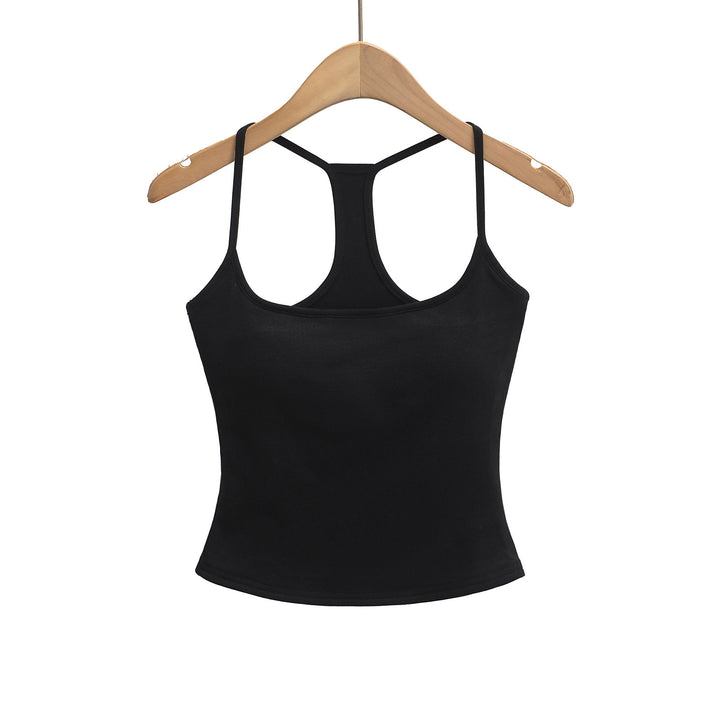 Dame Sports Racerback-top i åndbart materiale med figursyet snit Stilla