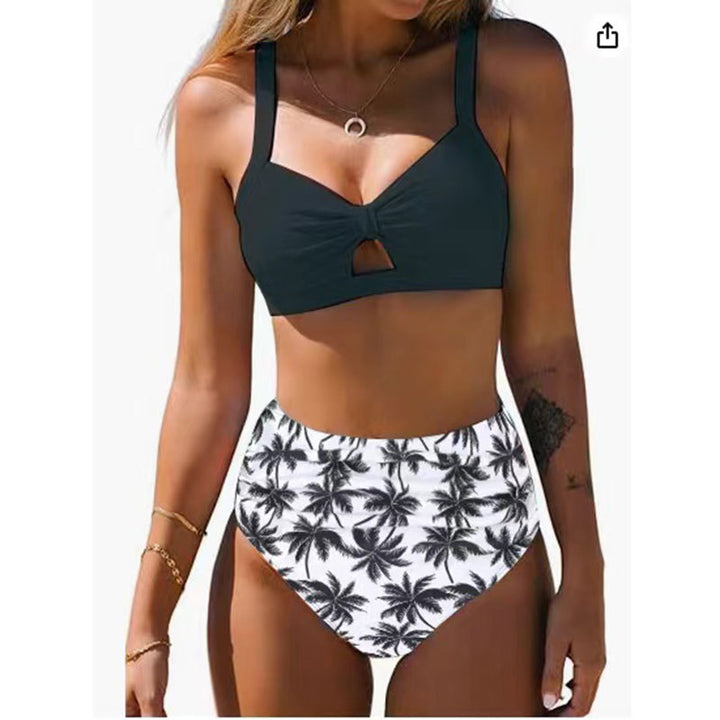 Dame Bikini-sæt med høj talje og dekorativ cut-out Stilla