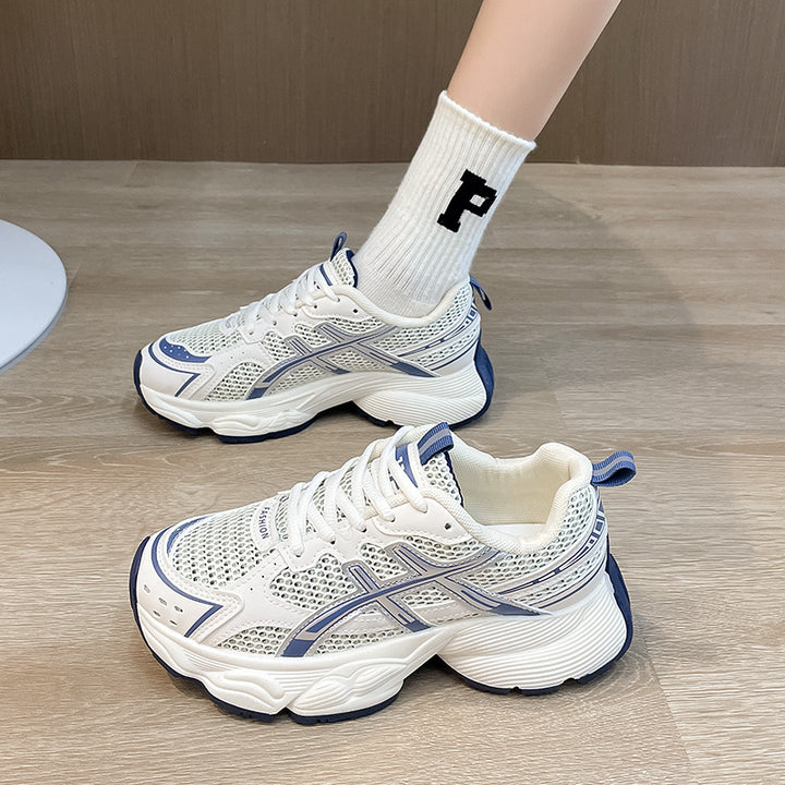 Dame Løbesneakers med åndbart mesh-overmateriale og dæmpende sål Stilla