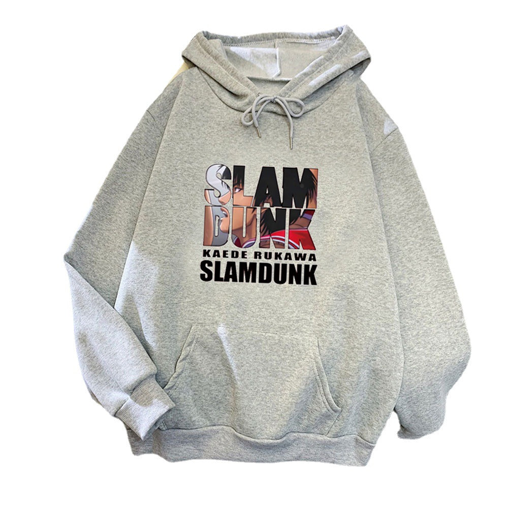 Kvindernes hoodie med kreativt Slam Dunk motiv Skovae