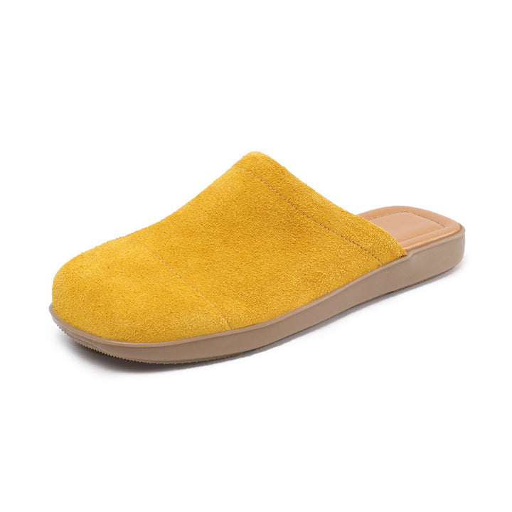 Dame Komfortable Slip-On Mules med blødt suede-overdel og polstret fodseng Stilla
