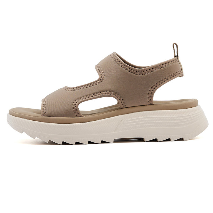 Dame komfort-sandaler med åndbare meshelementer og skridsikker sål Stilla