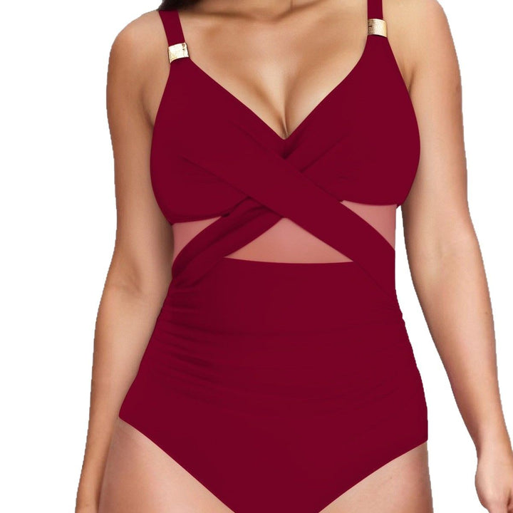 Damer Elegant One-Piece med transparente indlæg Skovae