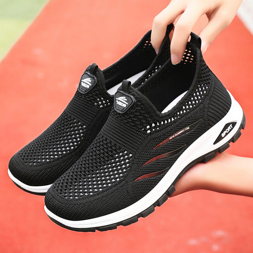 Dame Sporty Mesh Sneakers med skridsikker sål og åndbart overmateriale Stilla