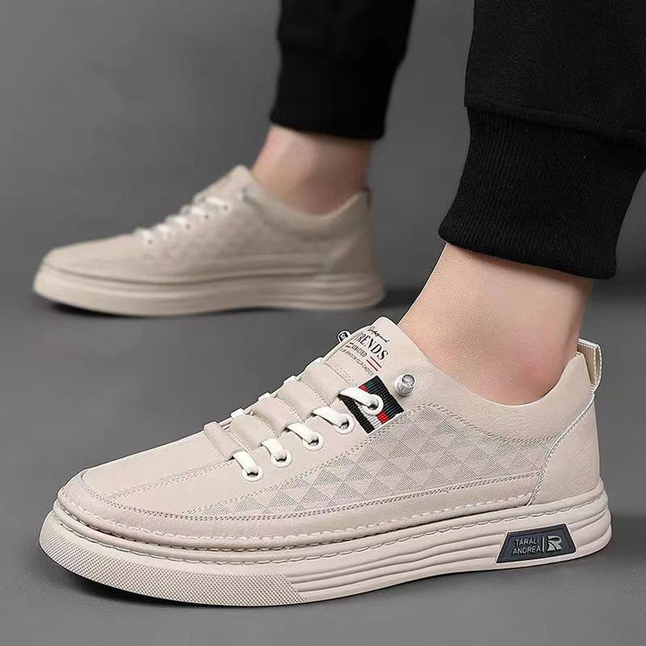 Herrer stilfulde afslappede sorte sneakers Stilla