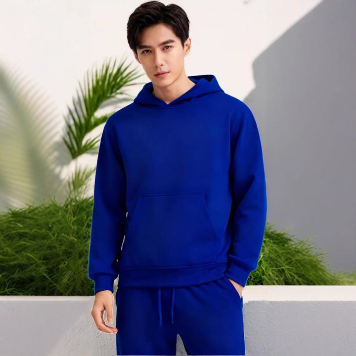 Kvinders Sweat Suit med Komfortabel Hættebluse og Praktiske Joggingbukser Skovae