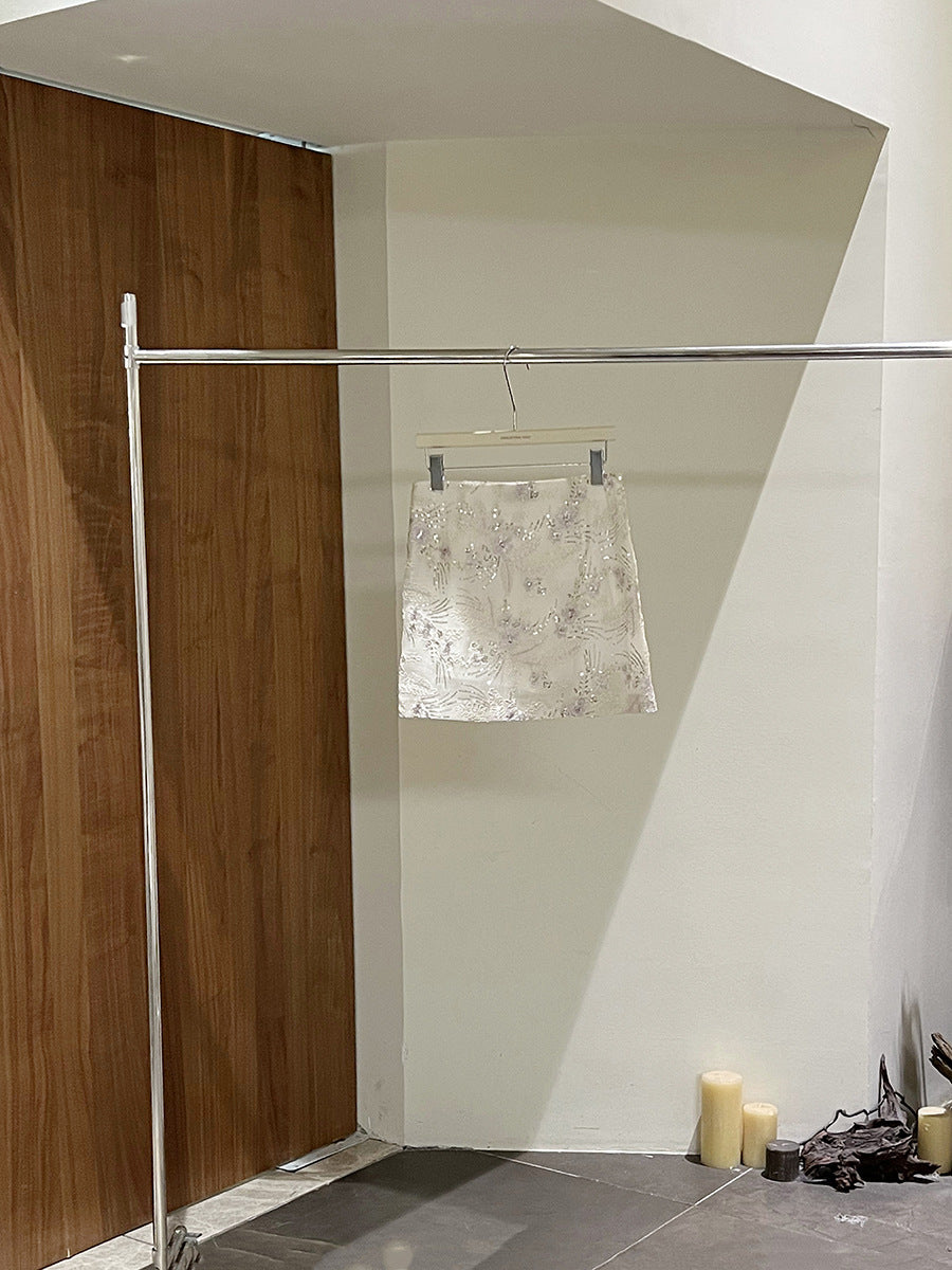 Dame miniskørt med avancerede decorationer Stilla