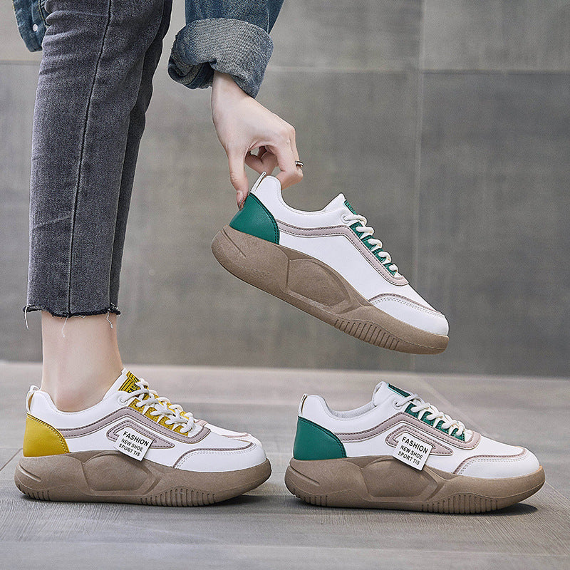 Dame Sporty Sneakers med ortopædisk støddæmpningsteknologi og åndbar overfladestruktur Stilla