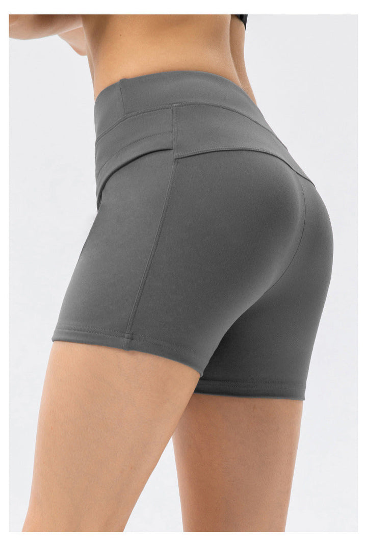 Stilla | Yoga Culottes Imitation Denim Tennis Skirt With Belted Pocket Tæt Fit, Falsk to Delt Design